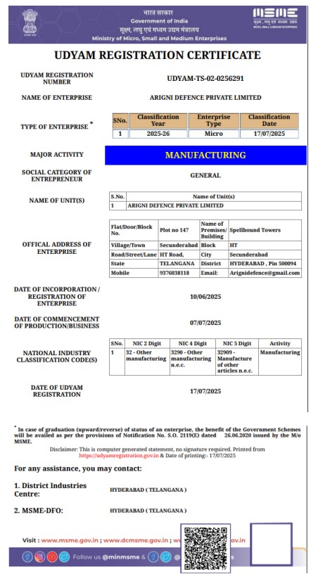 Certificate 1